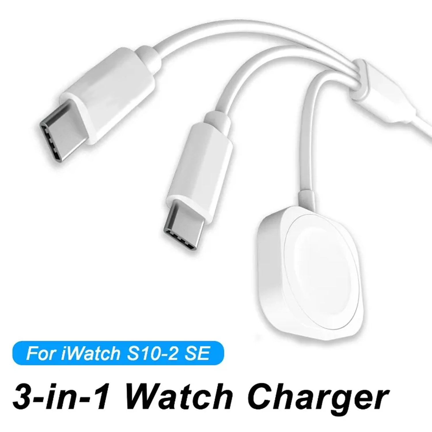 Magnetic Charging Cable - 3 in 1 マグネット式腕時計充電器、iWatch 11 S10