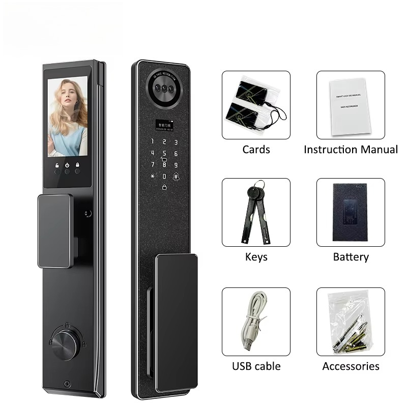 Tuya WiFi スマートドアロック、家庭用生体認証指紋ロ - Electronics & Gadgets Charging Gocable 8 In 1 Edc 100W Cable のレビューと価格