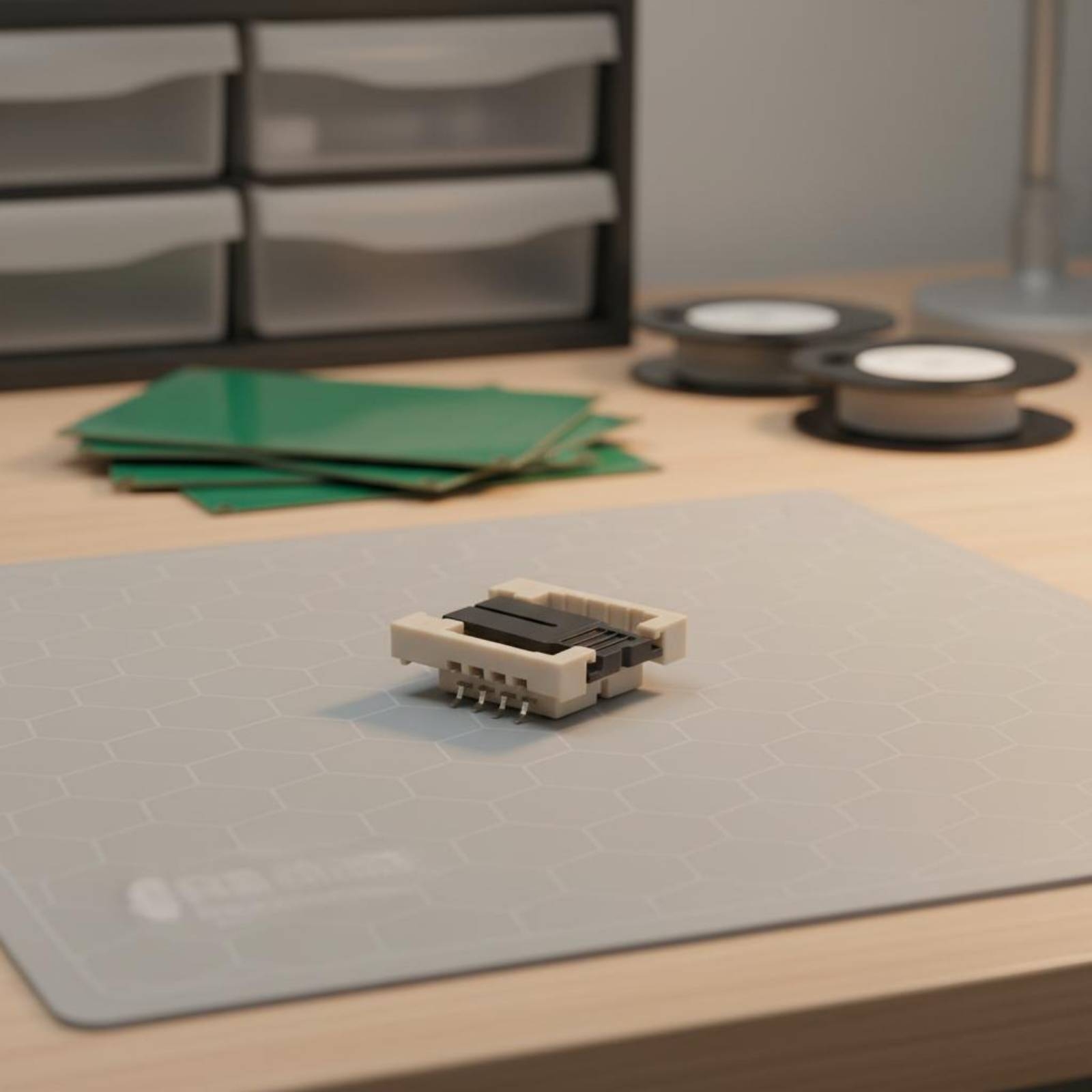 QFN8 テストソケット ヒンジ付き QFN8 コンタクトソ - Electronics & Gadgets Starting With C のレビューと価格