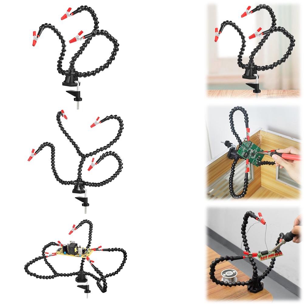 デスククランプはんだ付けサードハンドツール 3/4/5 個フ - Gadgets For Electronics のレビューと価格