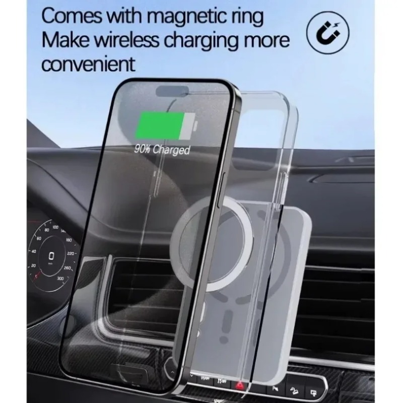 30W磁気式車載ワイヤレス充電器 エアベントGPSフォンホル - Magnetic Charging Cable のレビューと価格