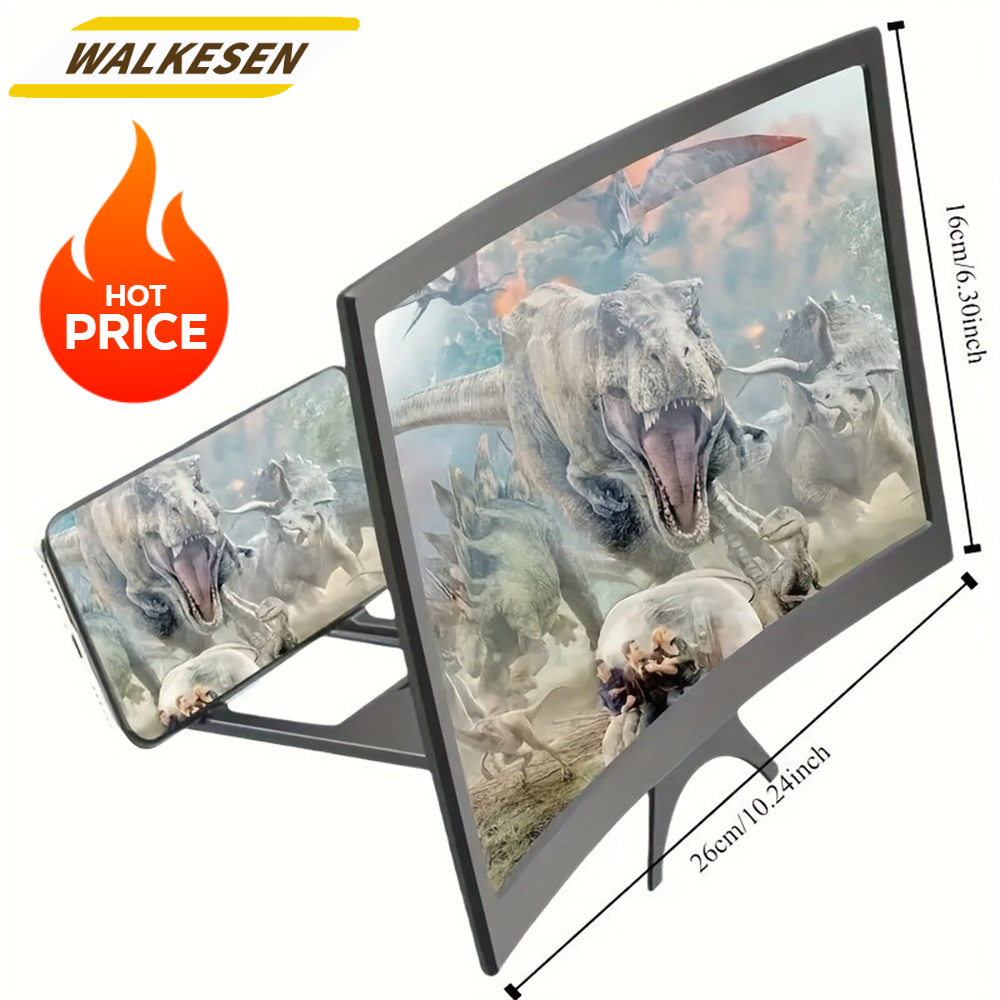 新しい 3D HD 拡大鏡 12 インチ大画面アンプ曲面スク - Digital Magnifier Reading のレビューと価格