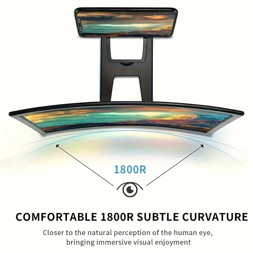 新しい 3D HD 拡大鏡 12 インチ大画面アンプ曲面スク - Digital Magnifier Reading のレビューと価格