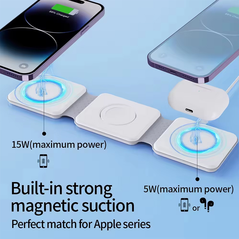ユニバーサルQi2磁気折りたたみ式充電ステーション、iPho - Magnetic Charging Cable のレビューと価格