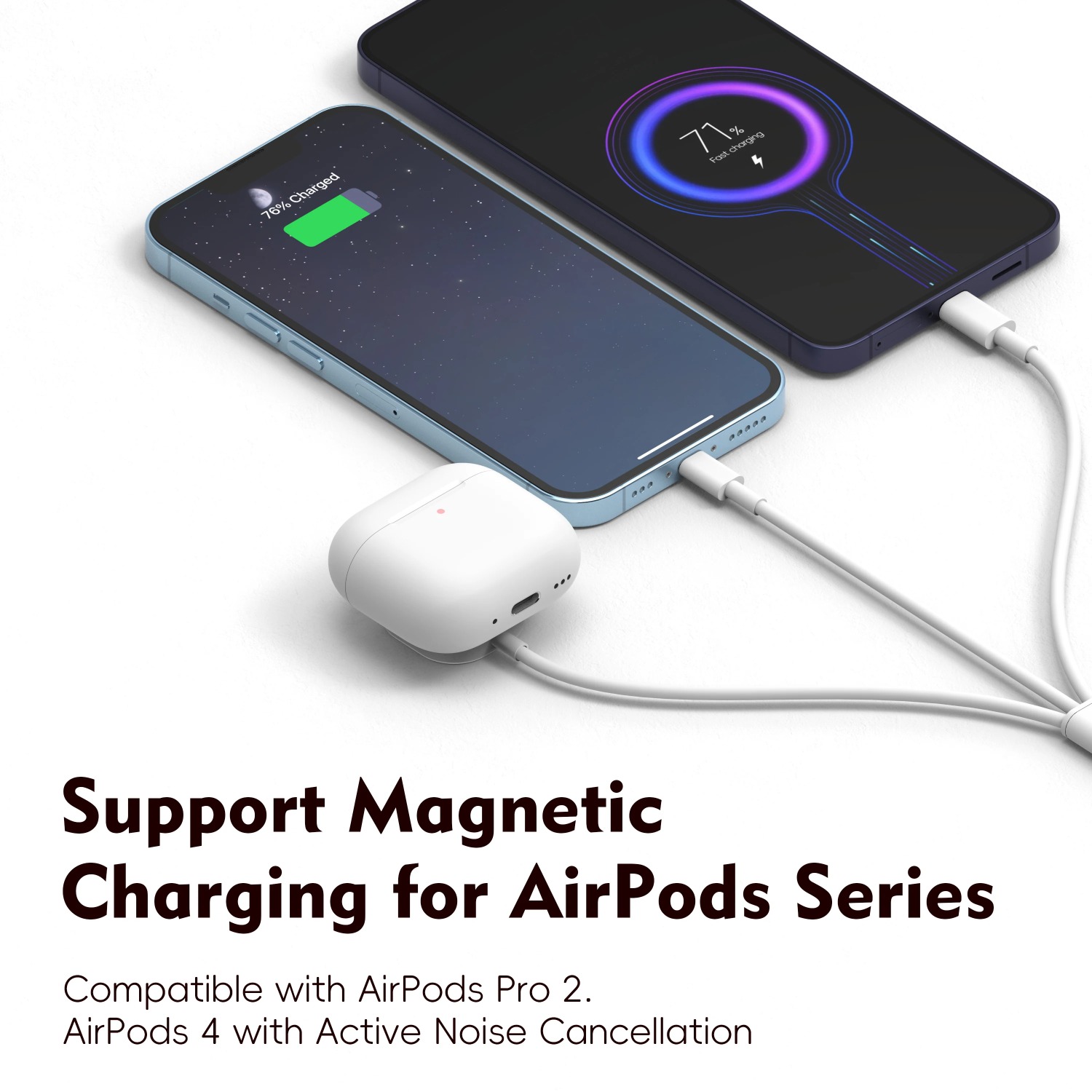 3 in 1 マグネット式腕時計充電器、iWatch 11  - Magnetic Charging Cable のレビューと価格