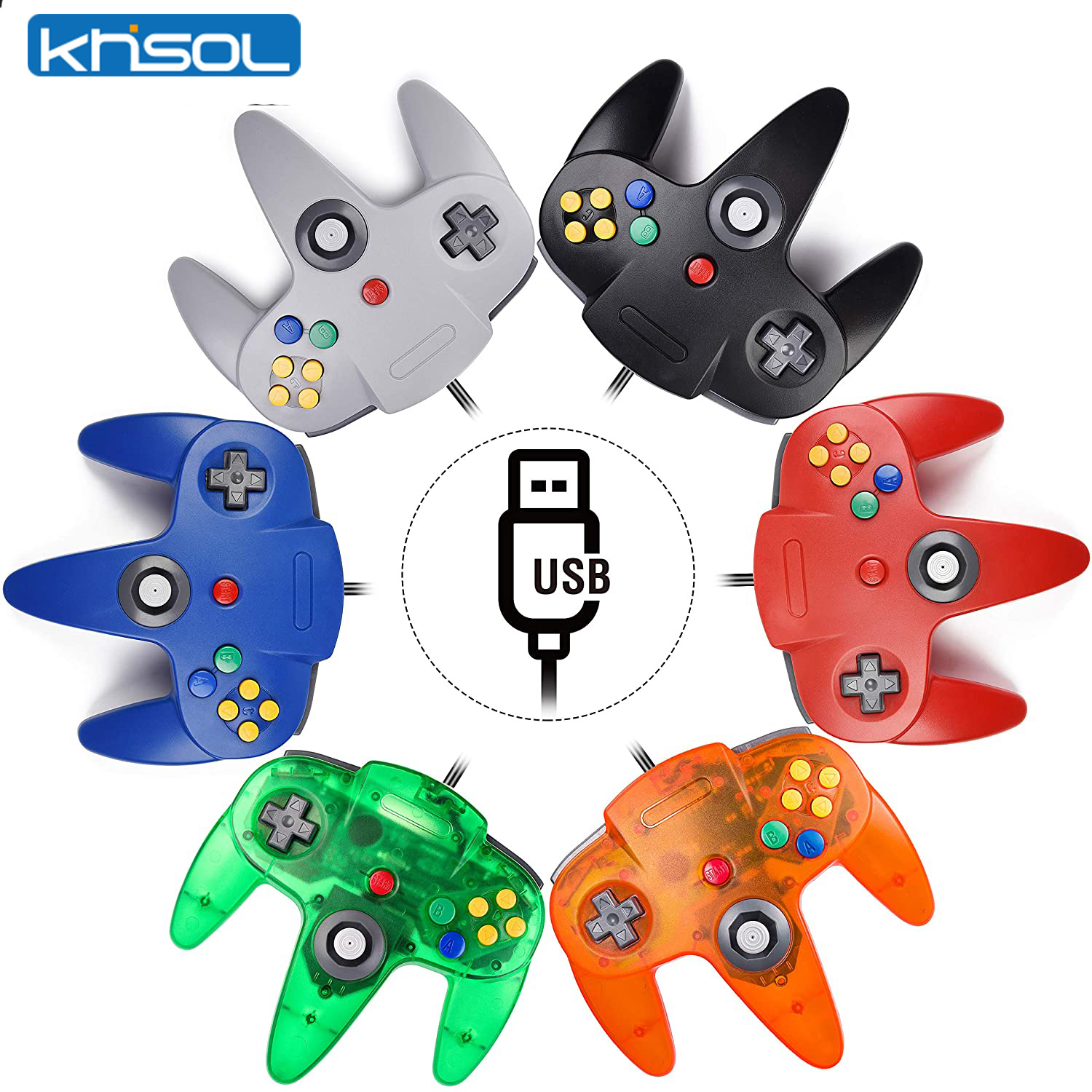N64 コントローラクラシック USB 有線リモートゲームパ - Retro Game Controller Usb のレビューと価格